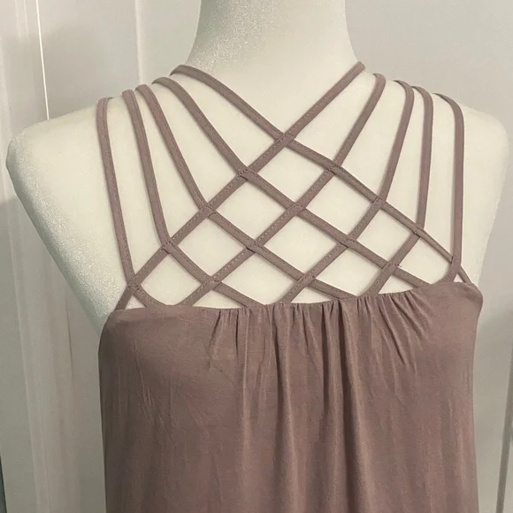 Strappy Mauve Sleeveless Dress, size S, Daytrip brand. NWT - Picture 1 of 13